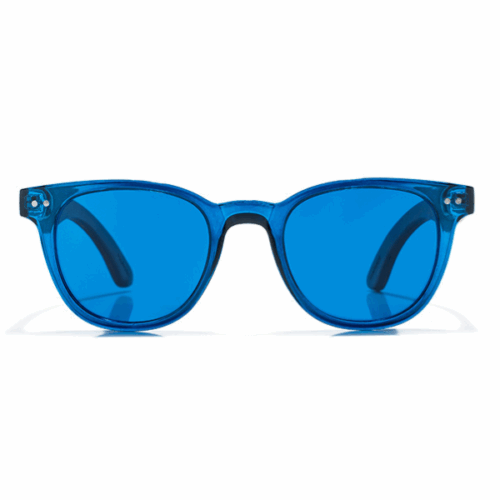 Gafas de sol Madera Deep Blue BBAMBÙS