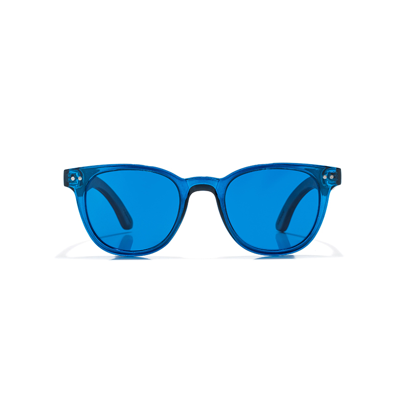 Gafas de sol Madera Deep Blue BBAMBÙS