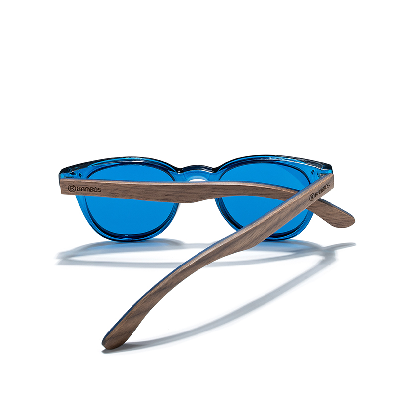 Gafas de sol Madera Deep Blue BBAMBÙS