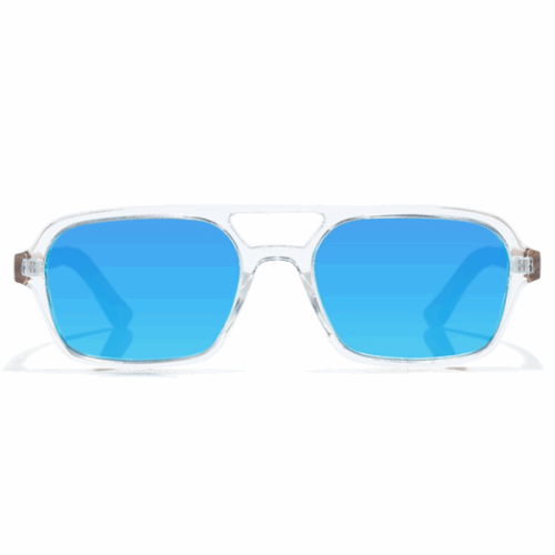 Gafas de sol Madera Crystal Blue BBAMBÙS