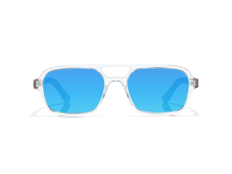 Gafas de sol Madera Crystal Blue BBAMBÙS