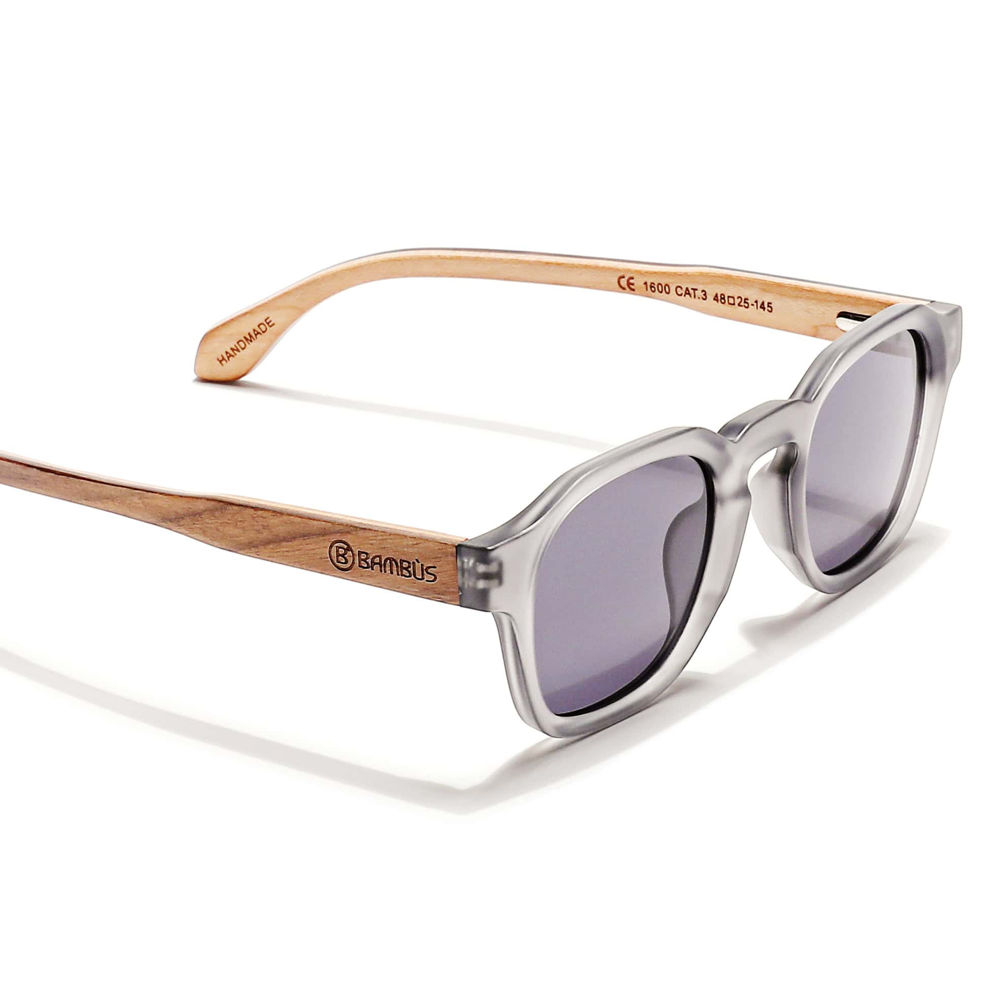 Gafas de sol Madera Grey Mist BBAMBÙS